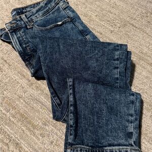 Old Navy Dark Blue Straight Leg Jeans